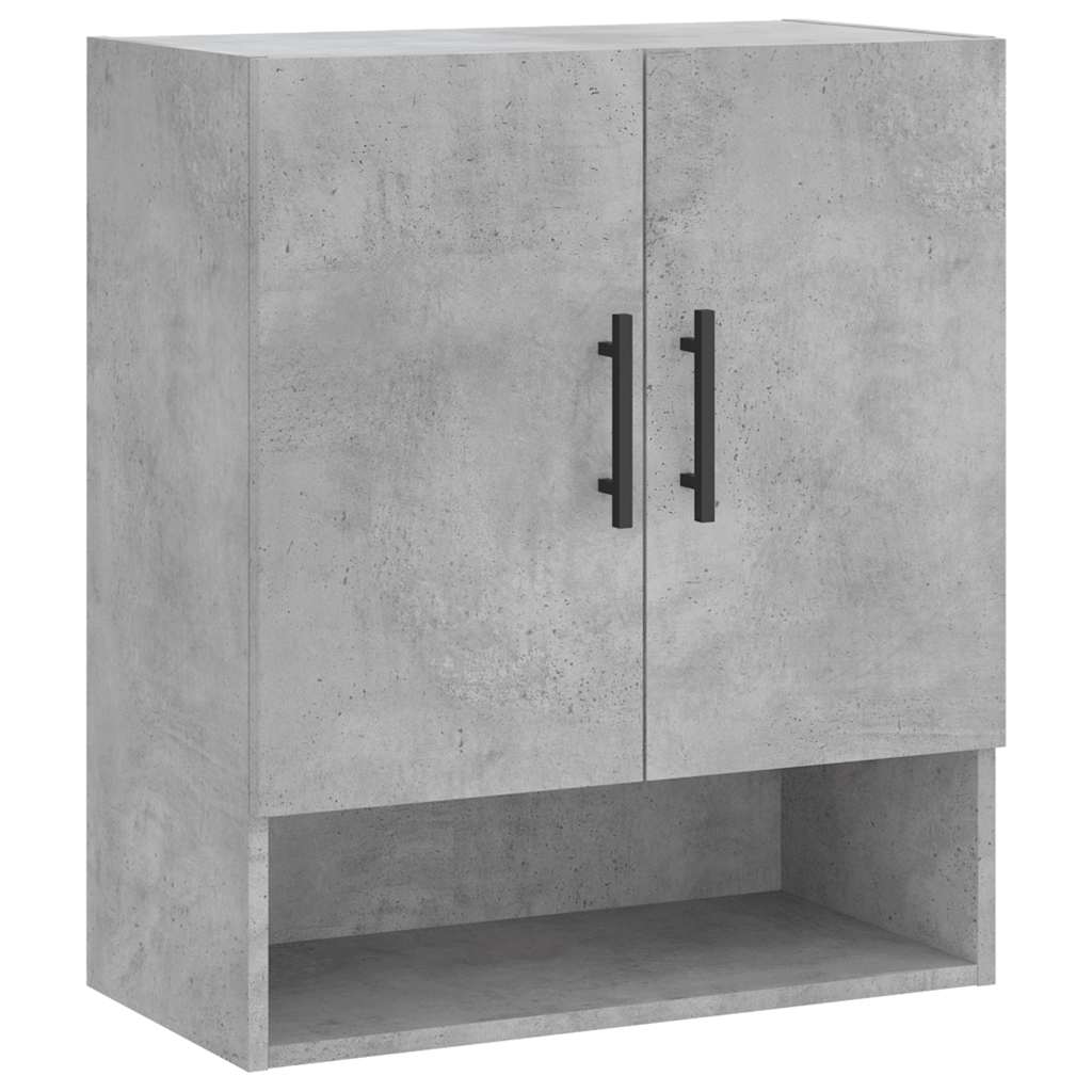 Wall Cabinet 60x31x70 cm Engineered Wood Concrete grey