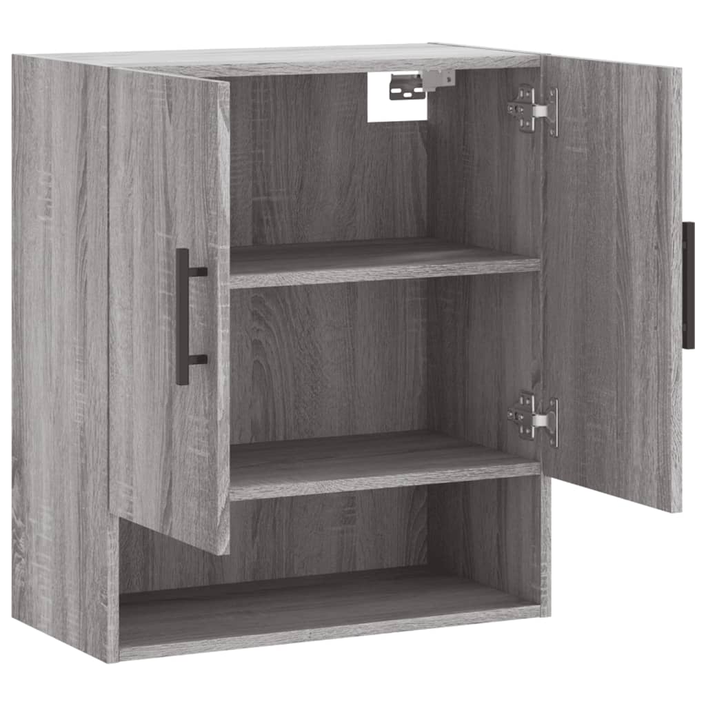 vidaXL Wall Cabinet Grey Sonoma 60x31x70 cm Engineered Wood 6