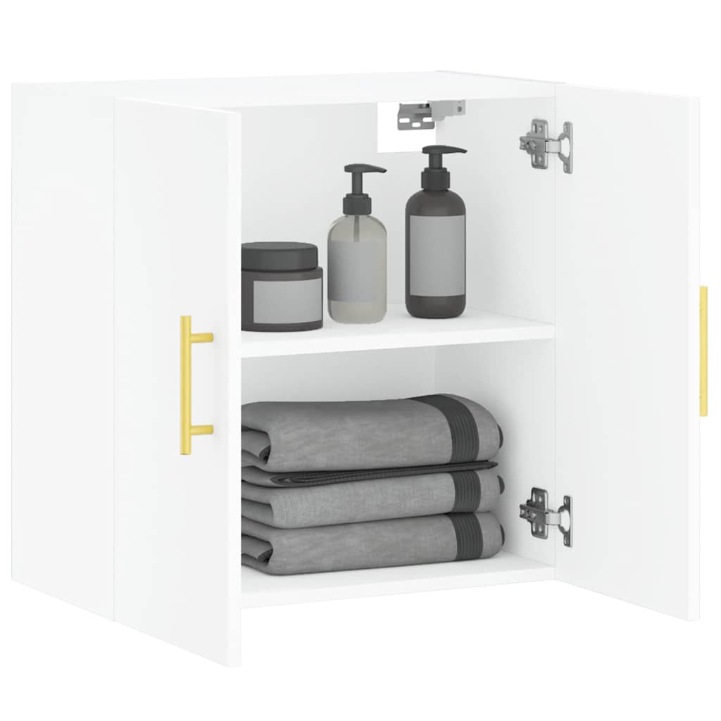 vidaXL Wall Cabinet White 60x31x60 cm Engineered Wood 4