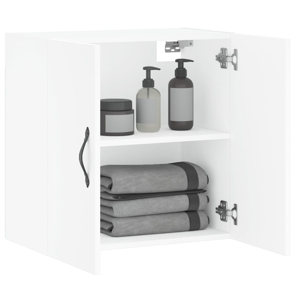 vidaXL Wall Cabinet White 60x31x60 cm Engineered Wood 4