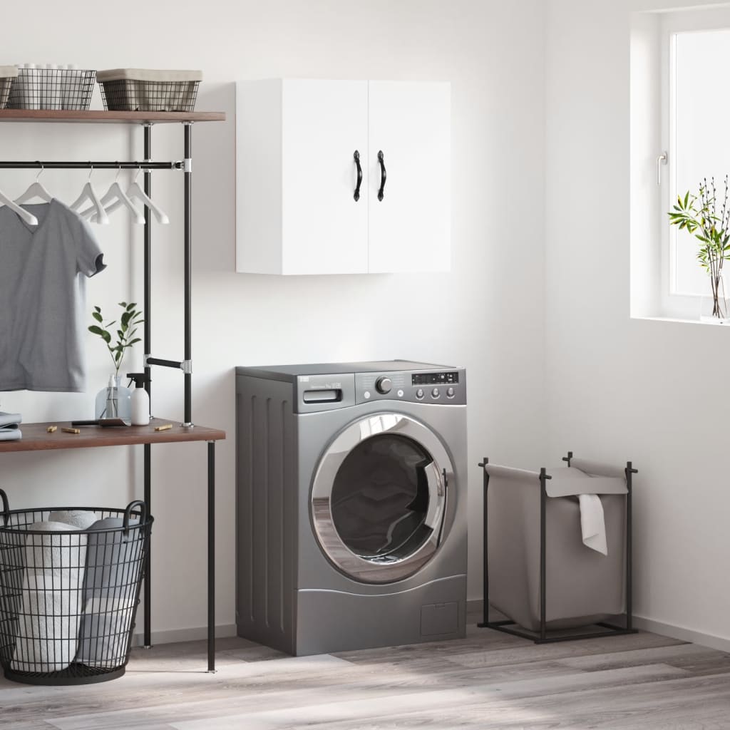 vidaXL Wall Cabinet White 60x31x60 cm Engineered Wood 1