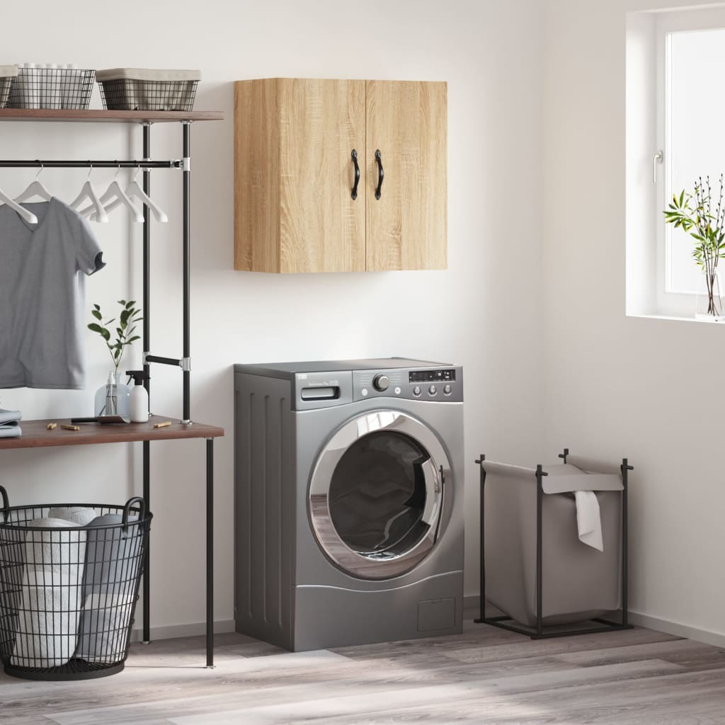 vidaXL Wall Cabinet Sonoma Oak 60x31x60 cm Engineered Wood 1