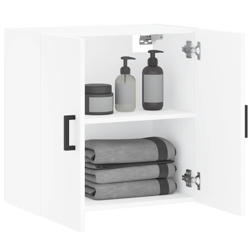 vidaXL Wall Cabinet White 60x31x60 cm Engineered Wood 4