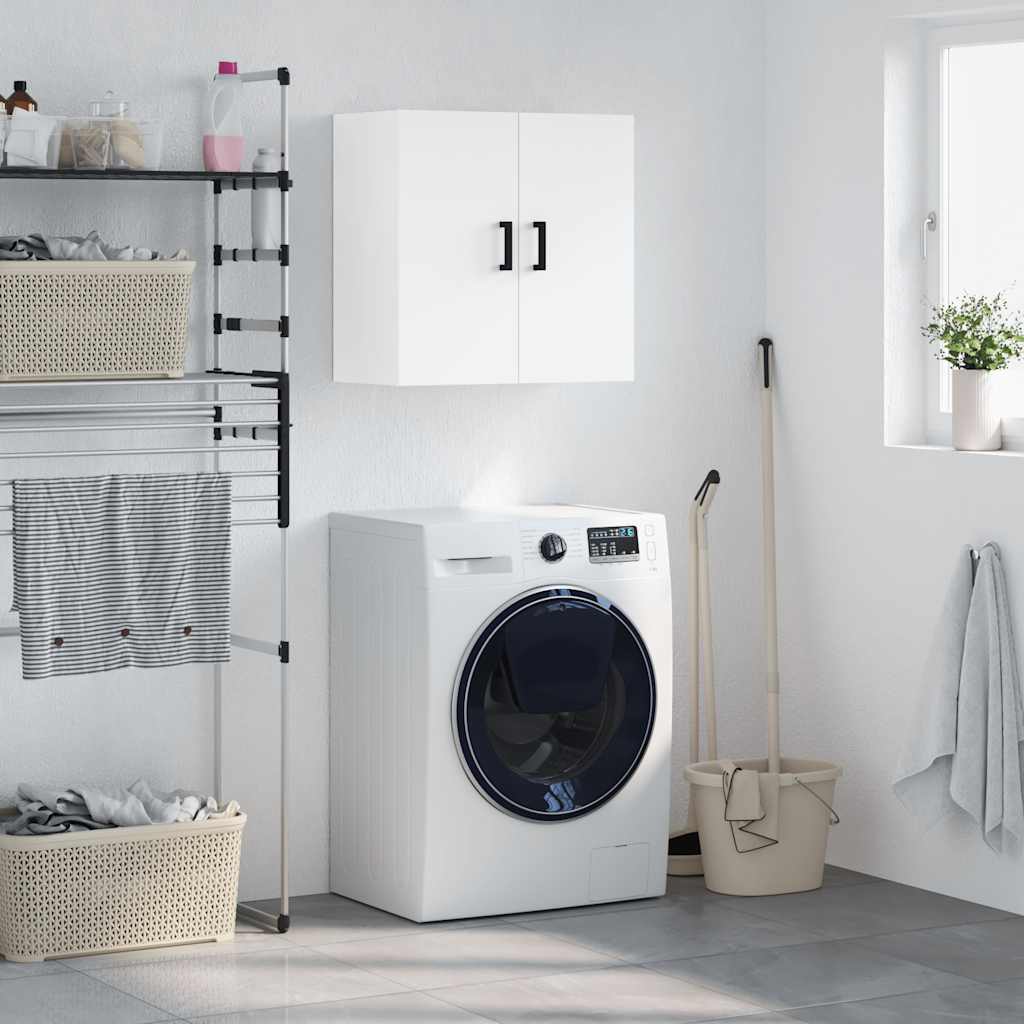 vidaXL Wall Cabinet White 60x31x60 cm Engineered Wood 1