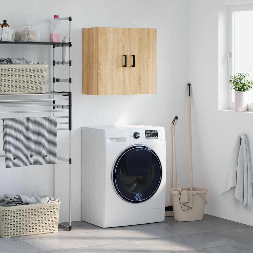 vidaXL Wall Cabinet Sonoma Oak 60x31x60 cm Engineered Wood 1