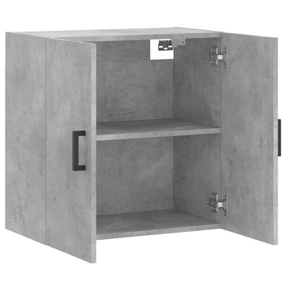 vidaXL Wall Cabinet Concrete Grey 60x31x60 cm Engineered Wood 6