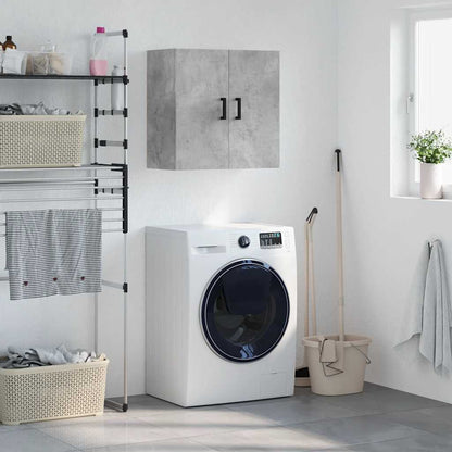 vidaXL Wall Cabinet Concrete Grey 60x31x60 cm Engineered Wood 1