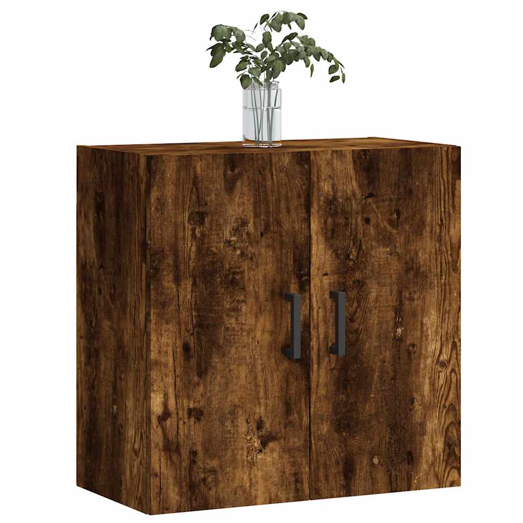 vidaXL Wall Cabinet Smoked Oak 60x31x60 cm Engineered Wood 3