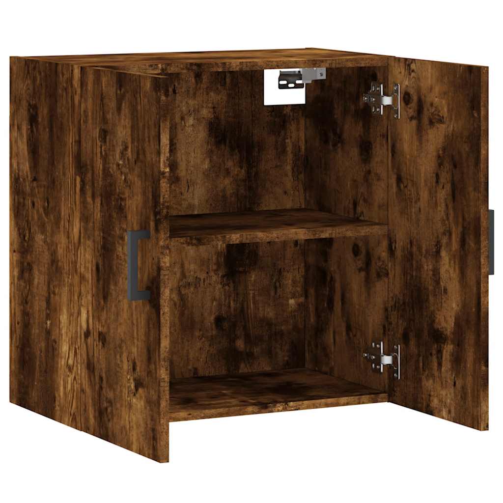 vidaXL Wall Cabinet Smoked Oak 60x31x60 cm Engineered Wood 6