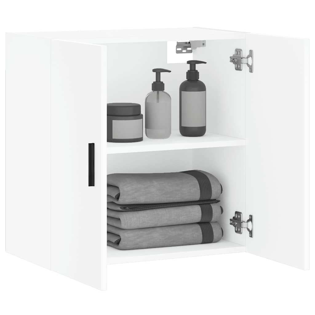 vidaXL Wall Cabinet White 60x31x60 cm Engineered Wood 4
