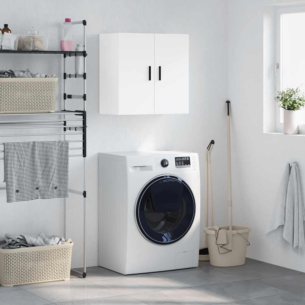 vidaXL Wall Cabinet White 60x31x60 cm Engineered Wood 1