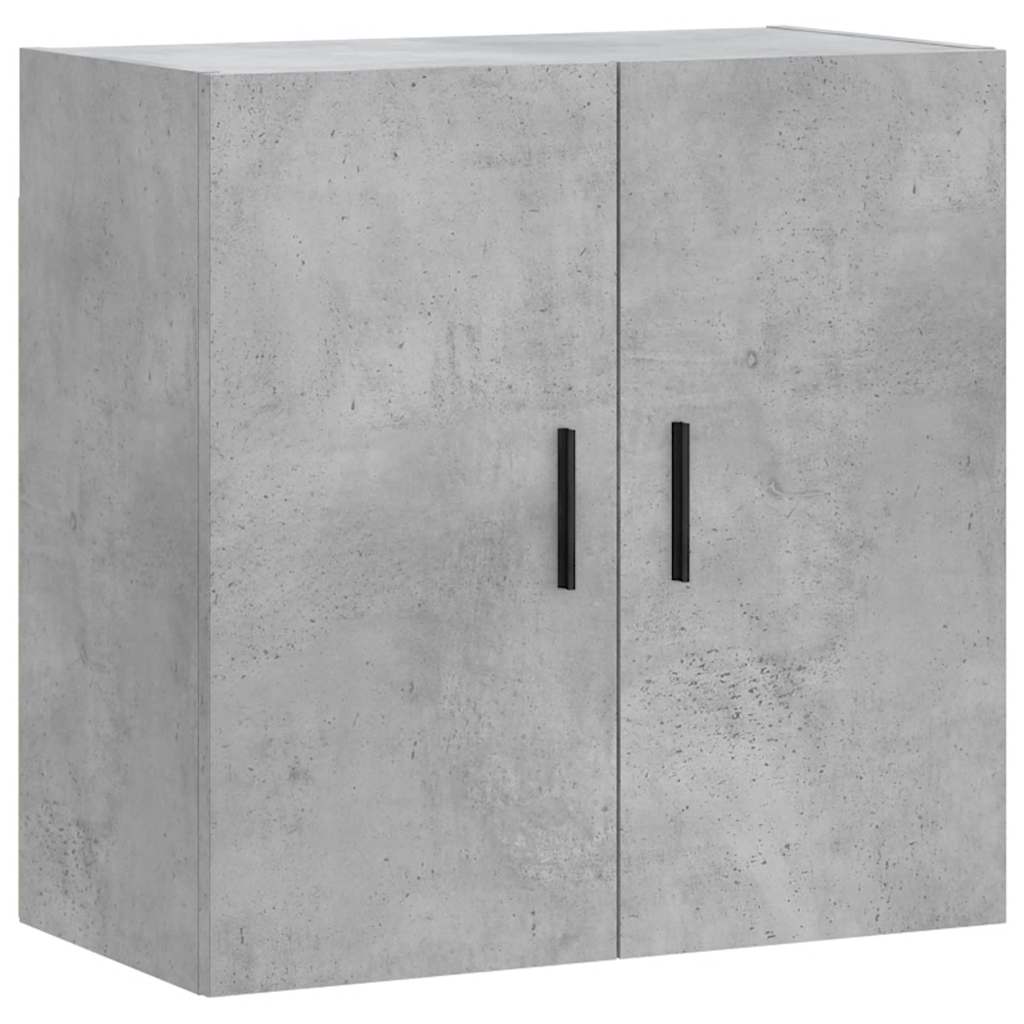 vidaXL Wall Cabinet Concrete Grey 60x31x60 cm Engineered Wood 2