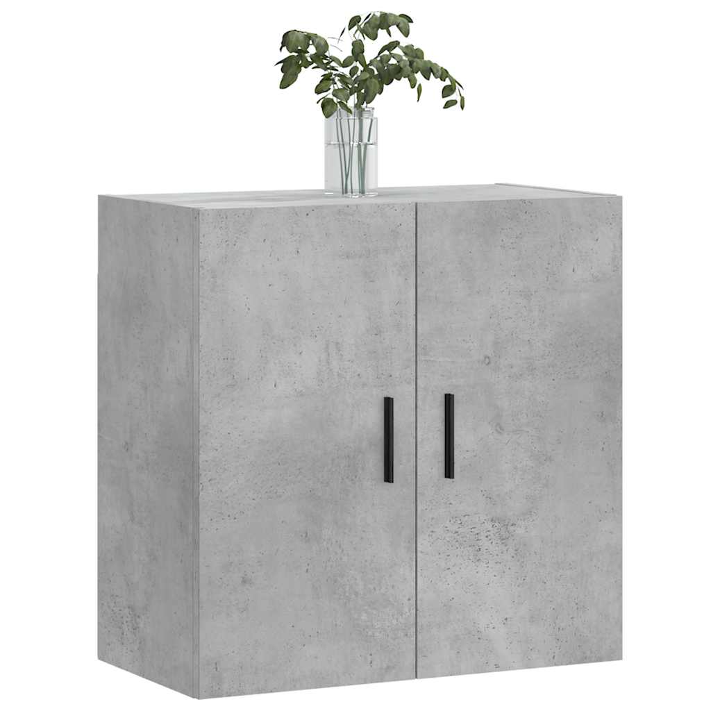 vidaXL Wall Cabinet Concrete Grey 60x31x60 cm Engineered Wood 3