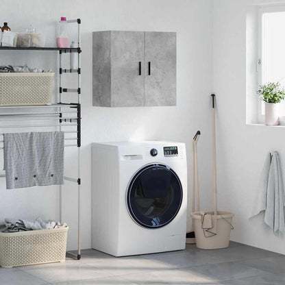 vidaXL Wall Cabinet Concrete Grey 60x31x60 cm Engineered Wood 1