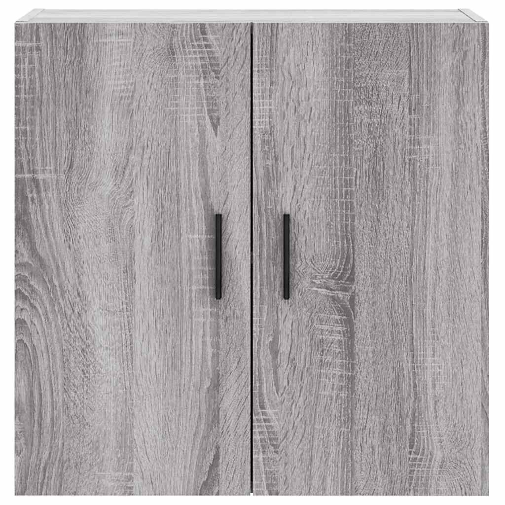 vidaXL Wall Cabinet Grey Sonoma 60x31x60 cm Engineered Wood 5