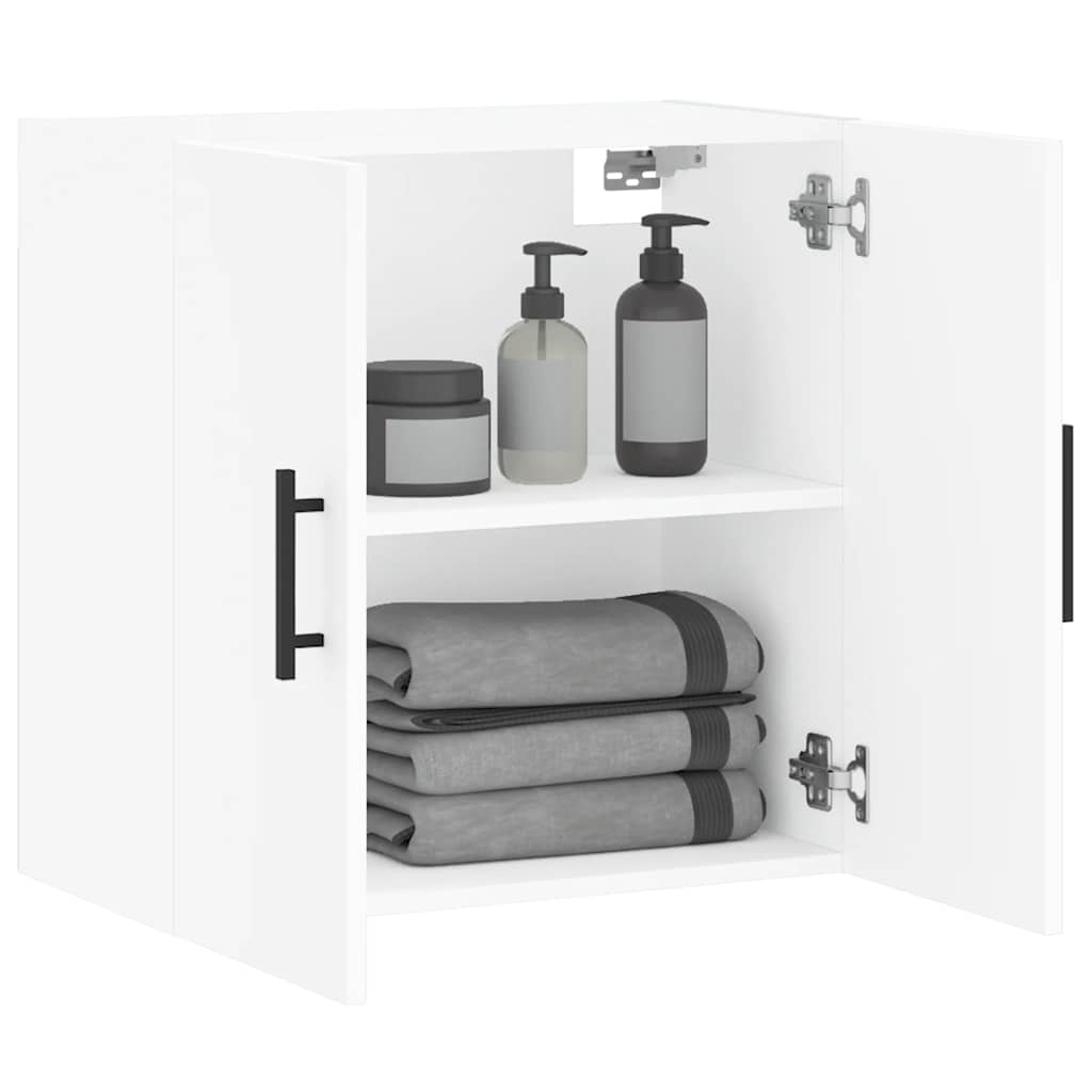 vidaXL Wall Cabinet White 60x31x60 cm Engineered Wood 4