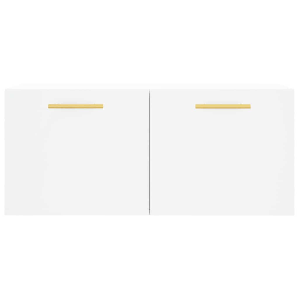 vidaXL Wall Cabinet White 80x36,5x35 cm Engineered Wood 3