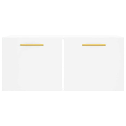 vidaXL Wall Cabinet White 80x36,5x35 cm Engineered Wood 3