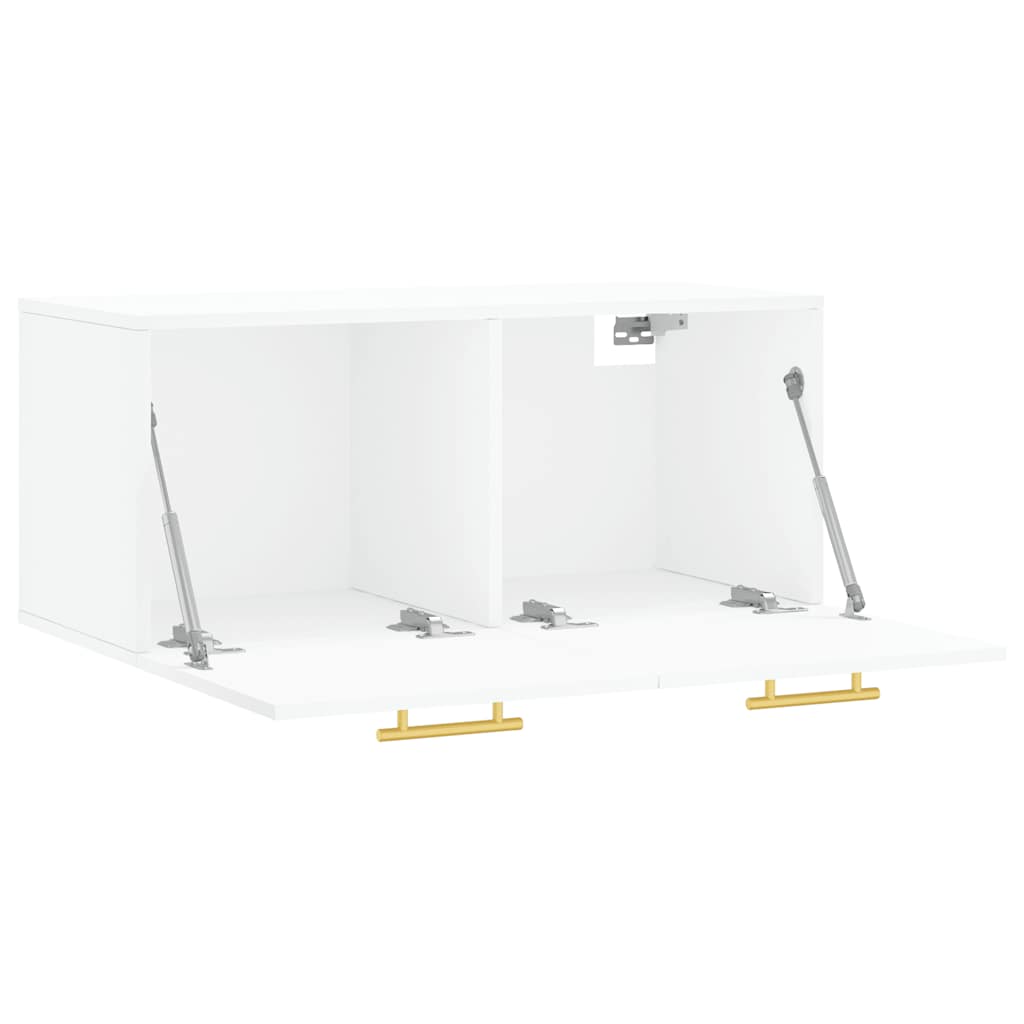 vidaXL Wall Cabinet White 80x36,5x35 cm Engineered Wood 4