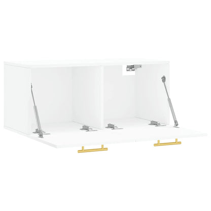 vidaXL Wall Cabinet White 80x36,5x35 cm Engineered Wood 4