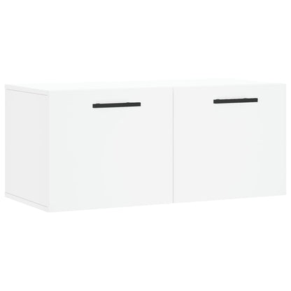 vidaXL Wall Cabinet White 80x36.5x35 cm Engineered Wood 2