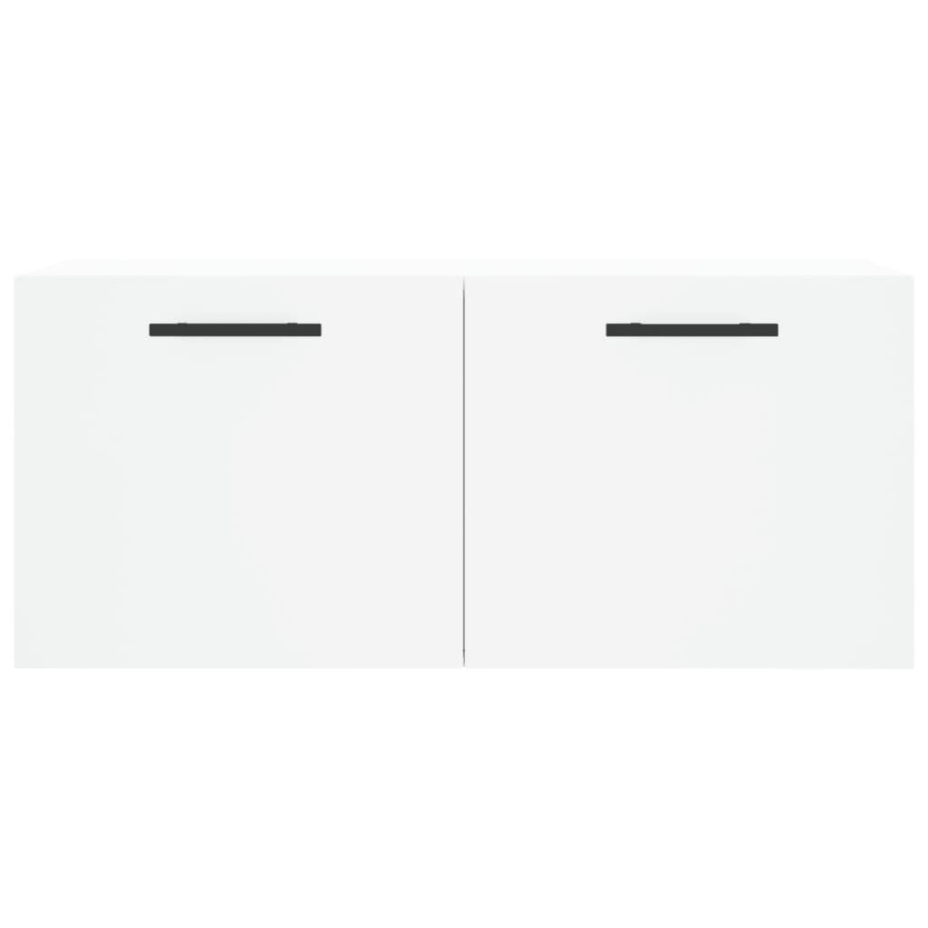 vidaXL Wall Cabinet White 80x36.5x35 cm Engineered Wood 5