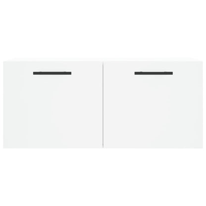 vidaXL Wall Cabinet White 80x36.5x35 cm Engineered Wood 5