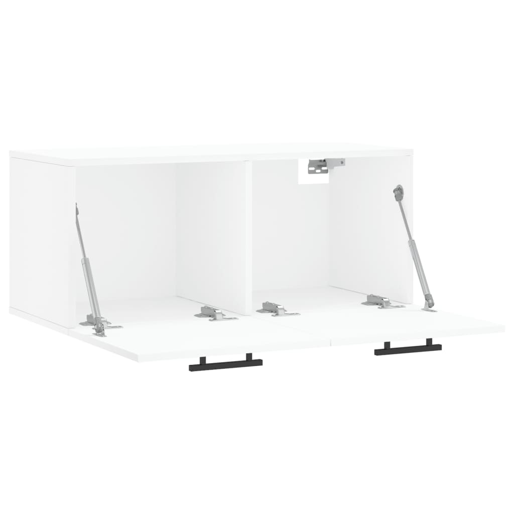 vidaXL Wall Cabinet White 80x36.5x35 cm Engineered Wood 6