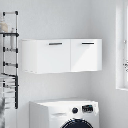 vidaXL Wall Cabinet White 80x36.5x35 cm Engineered Wood 1