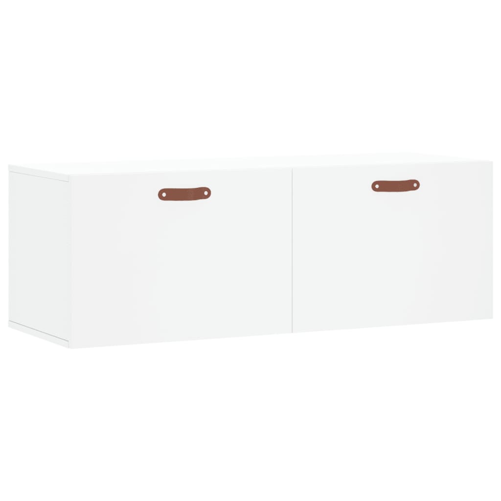 vidaXL Wall Cabinet White 100x36,5x35 cm Engineered Wood 2