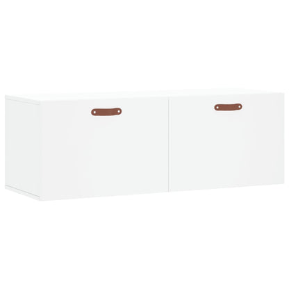 vidaXL Wall Cabinet White 100x36,5x35 cm Engineered Wood 2