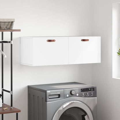 vidaXL Wall Cabinet White 100x36,5x35 cm Engineered Wood 1