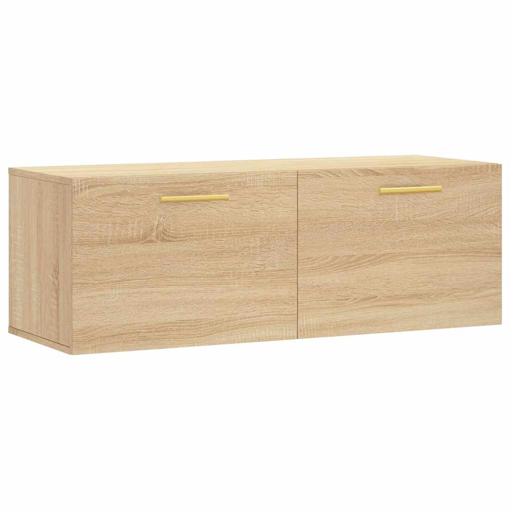 vidaXL Wall Cabinet Sonoma Oak 100x36,5x35 cm Engineered Wood 2