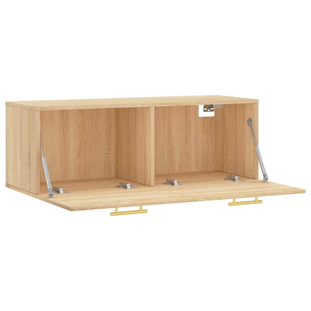 vidaXL Wall Cabinet Sonoma Oak 100x36,5x35 cm Engineered Wood 4