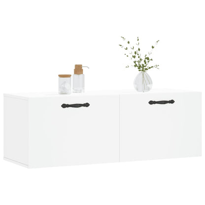 vidaXL Wall Cabinet White 100x36,5x35 cm Engineered Wood 3