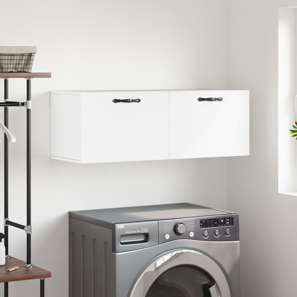 vidaXL Wall Cabinet White 100x36,5x35 cm Engineered Wood 1