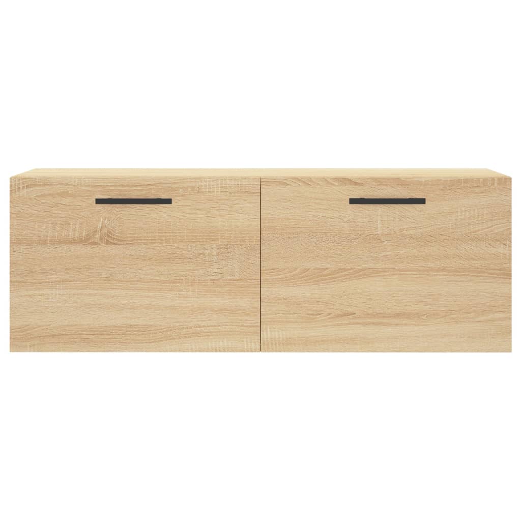vidaXL Wall Cabinet Sonoma Oak 100x36.5x35 cm Engineered Wood 5