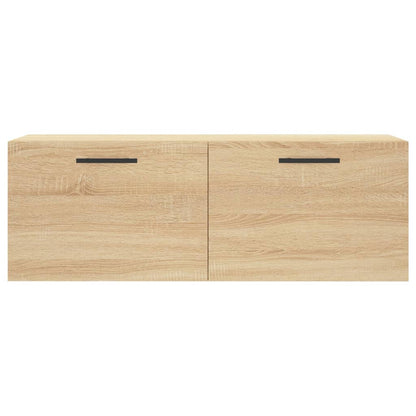 vidaXL Wall Cabinet Sonoma Oak 100x36.5x35 cm Engineered Wood 5