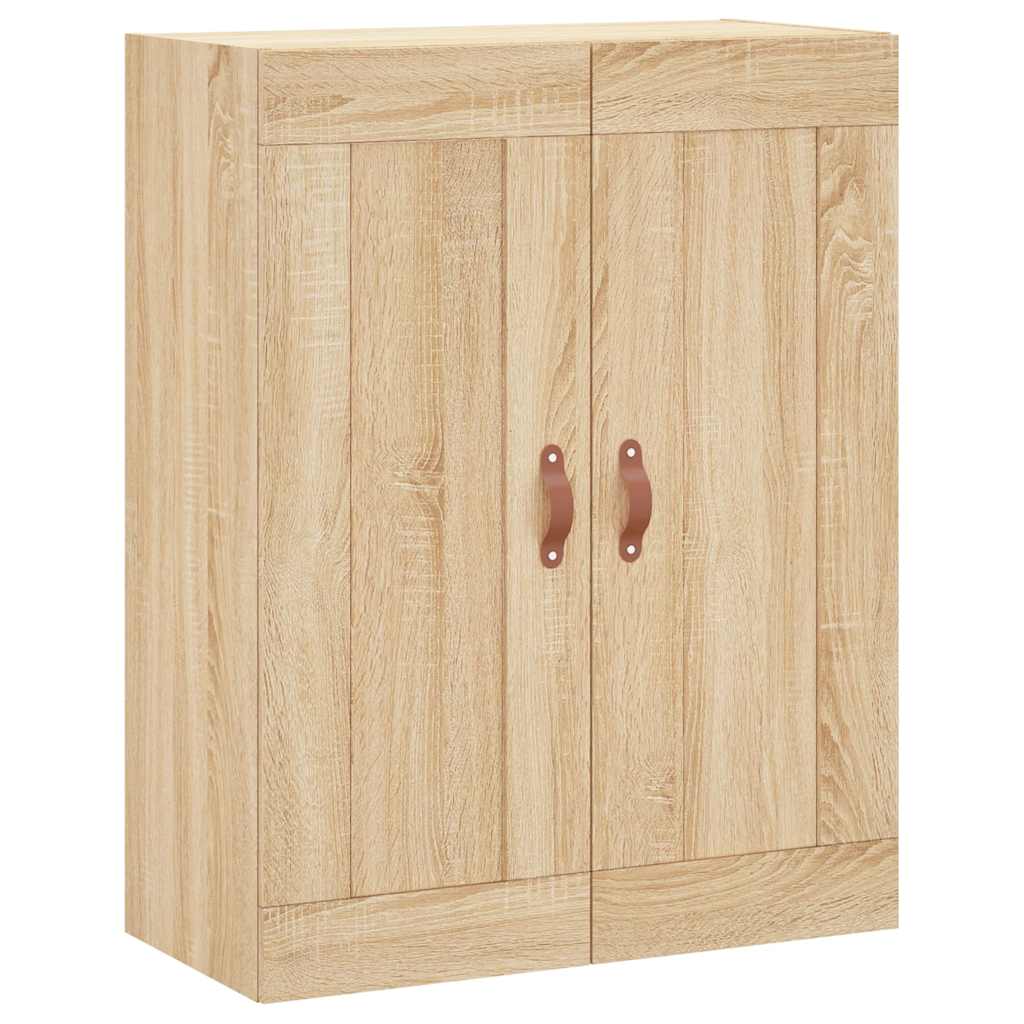 vidaXL Wall Mounted Cabinet Sonoma Oak 69.5x34x90 cm Engineered Wood 2