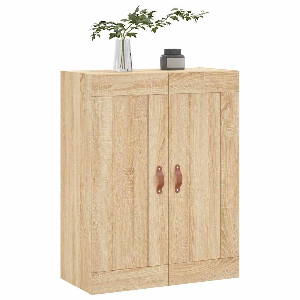 vidaXL Wall Mounted Cabinet Sonoma Oak 69.5x34x90 cm Engineered Wood 4