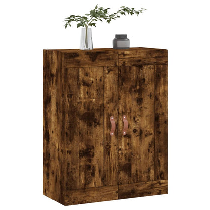 vidaXL Wall Mounted Cabinet Smoked Oak 69.5x34x90 cm Engineered Wood 4