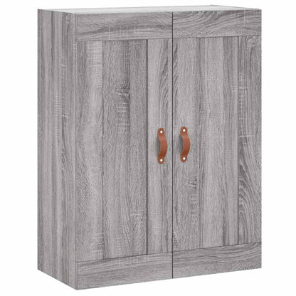 vidaXL Wall Mounted Cabinet Grey Sonoma 69.5x34x90 cm Engineered Wood 2