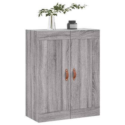 vidaXL Wall Mounted Cabinet Grey Sonoma 69.5x34x90 cm Engineered Wood 4