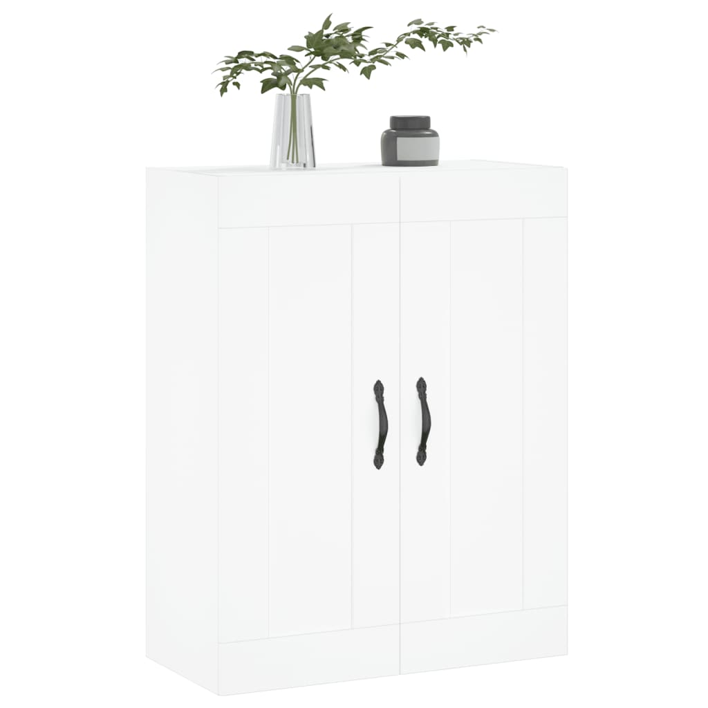 vidaXL Wall Mounted Cabinet White 69.5x34x90 cm Engineered Wood 4