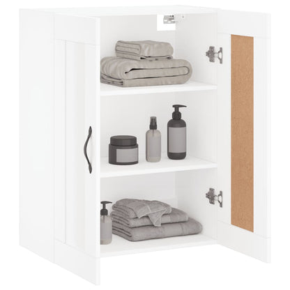 vidaXL Wall Mounted Cabinet White 69.5x34x90 cm Engineered Wood 5