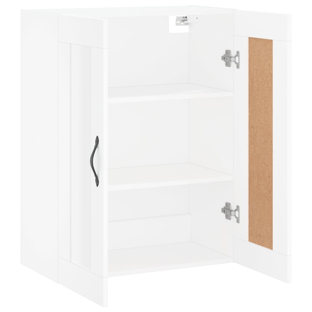 vidaXL Wall Mounted Cabinet White 69.5x34x90 cm Engineered Wood 6