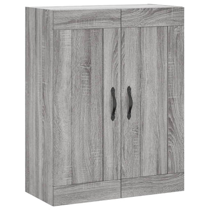 vidaXL Wall Mounted Cabinet Grey Sonoma 69.5x34x90 cm Engineered Wood 2