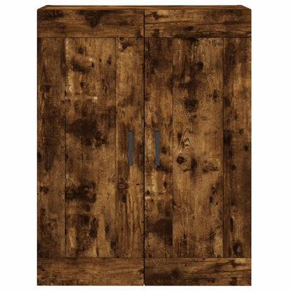 vidaXL Wall Mounted Cabinet Smoked Oak 69.5x34x90 cm Engineered Wood 6