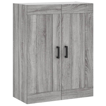 vidaXL Wall Mounted Cabinet Grey Sonoma 69.5x34x90 cm Engineered Wood 2