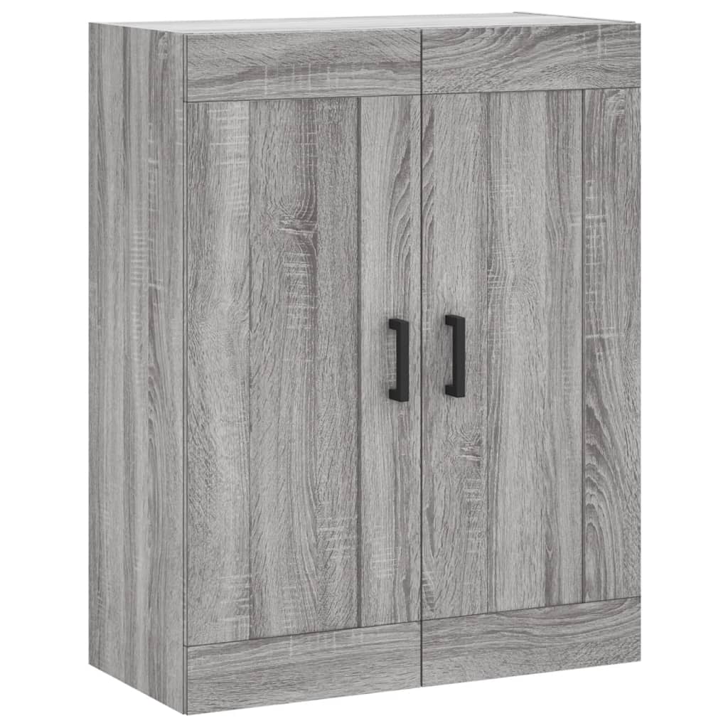 Wall Mounted Cabinet 69,5x34x90 cm Engineered Wood Grey sonoma